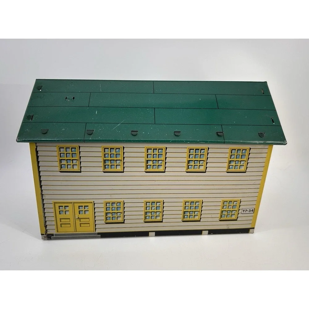 Vintage MARX T7-34 US Armed Forces‎ Training Center Tin Litho Building CO. A